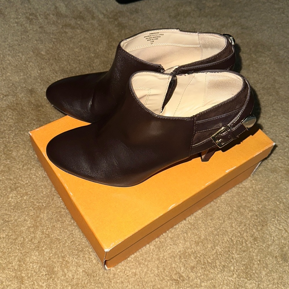 Brown booties